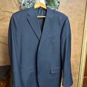 Canali Dark Blue Suit Jacket